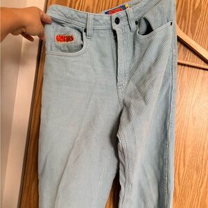 Empyre Sky Blue Corduroy Trousers
